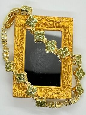 Green Clover Tennis  Bracelet